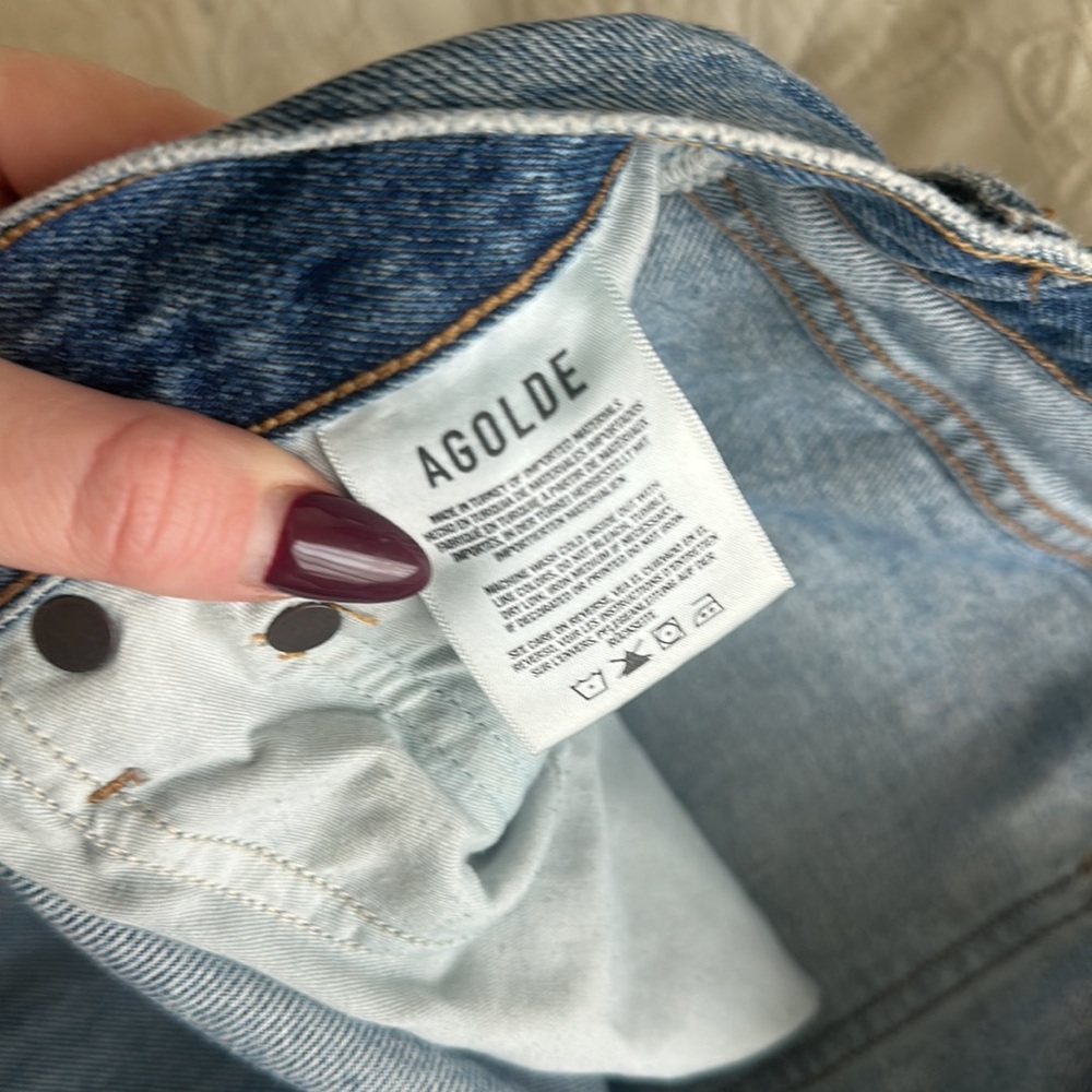 AGOLDE RIPLEY high rise jeans size 30 - Picture 4 of 5